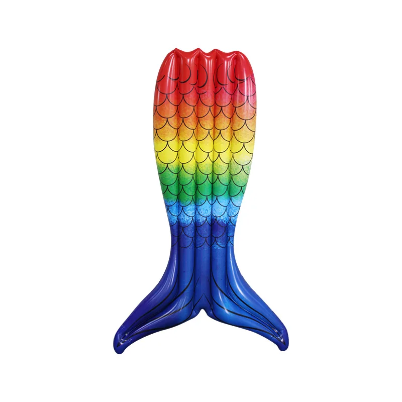 

PVC Swimming Pool Toy Inflatable Mermaid Tail Pool Summer Outdoor Float Water Play Equipment Mattress Party Lounge, Picture shows/ customized