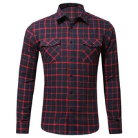 

Hot sale plaid tomy hilfnger mens casual shirts 2018 long sleeve shirt with low price