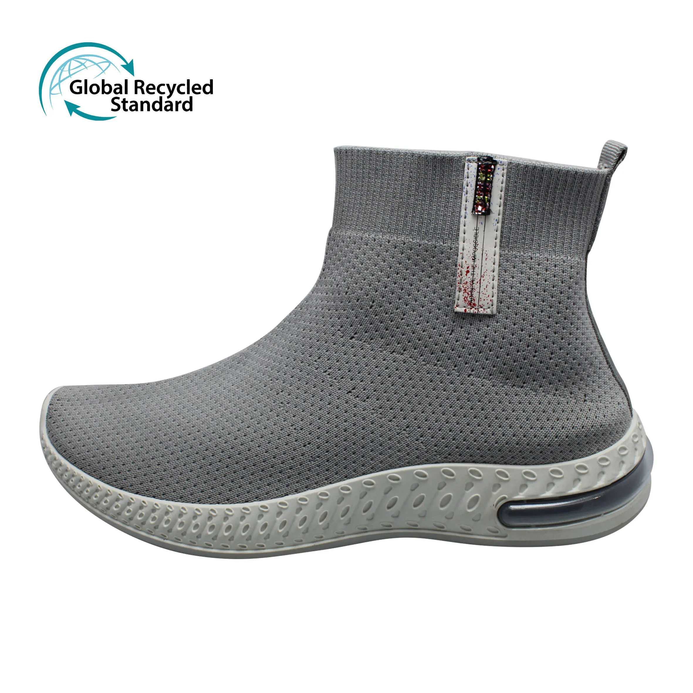 

Wholesale Female latest air cushion soles custom ankle boots woman shoes, Customizable
