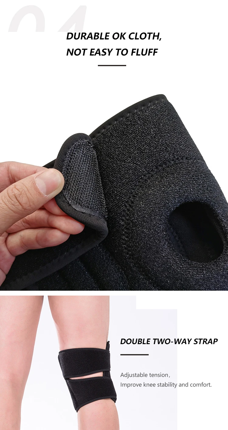 Enerup New Color Design Arrive Neoprene Material Knee Waterproof Brace Compression Support Sleeve