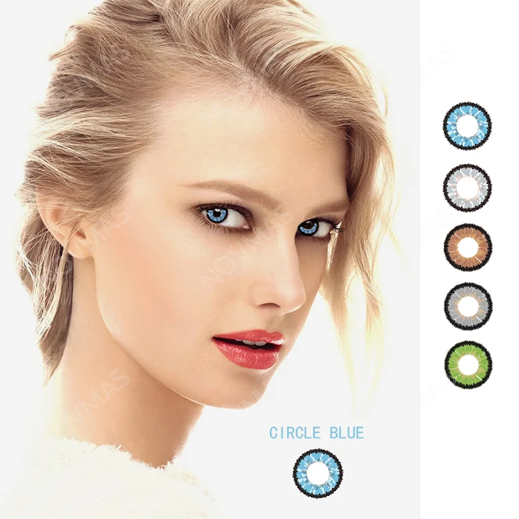 

Novmas 5 Colors Fresh Classical Models Colored Lenses Circle Blue Contact Lens