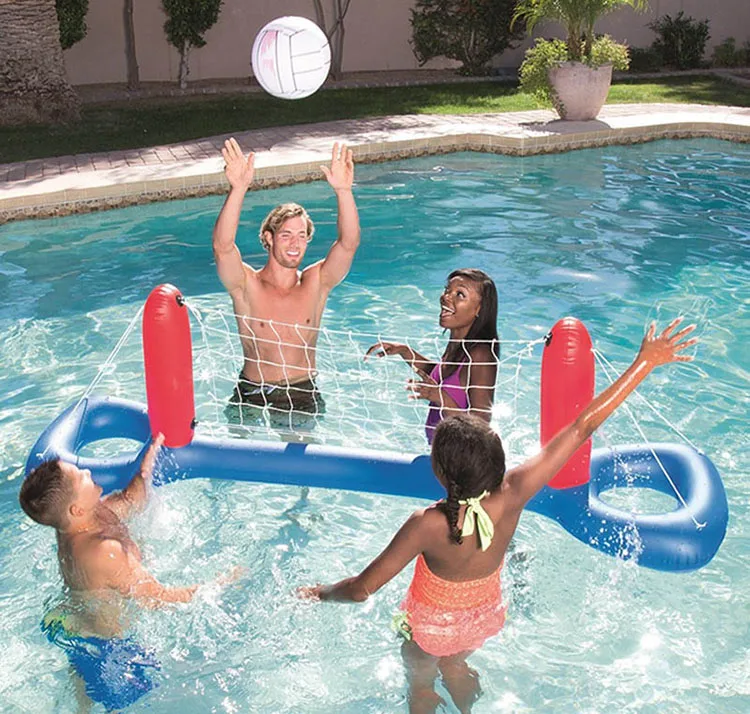 

Free Shipping Inflatable Pool Float Toys Adults Children Football Volleyball Basketball Games Swimming Ring Water Mattress Party