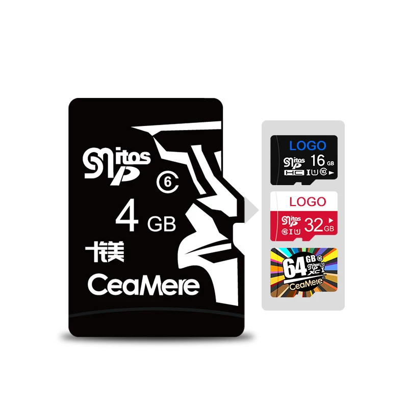 

Ceamere Wholesale Micro Memory card 4GB 8GB 16GB 32GB 64GB Class10 U3 High Speed Full Actual Capacity 128GB Micro Storage Cards