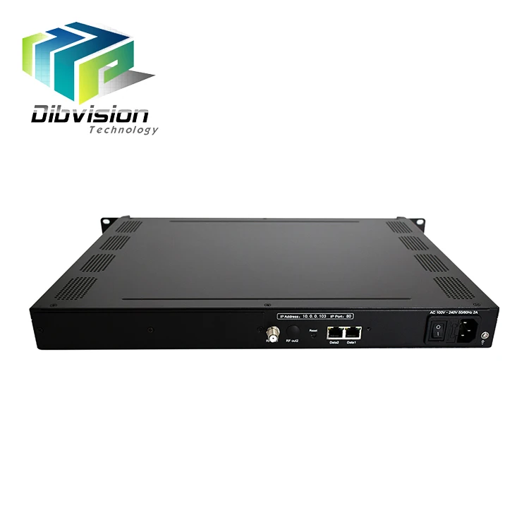 

16 in 1 modulator dvb c support Up to 1024 SPTS or MPTS Inputs over GbE Port