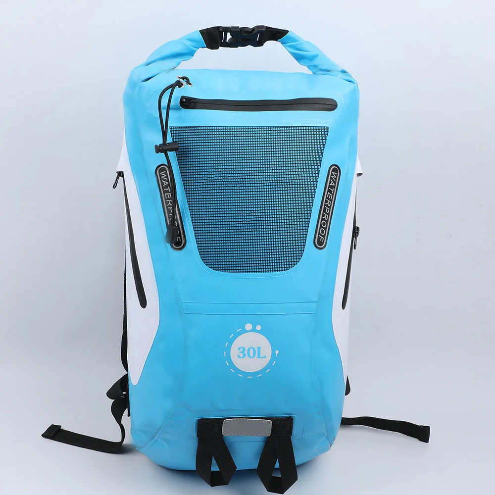 

Diving Equipment Swimming Mesh Bag OEM High Quality Custom Heavy Duty Nylon Black Western Customized Pocket China Camping Logo, Blue