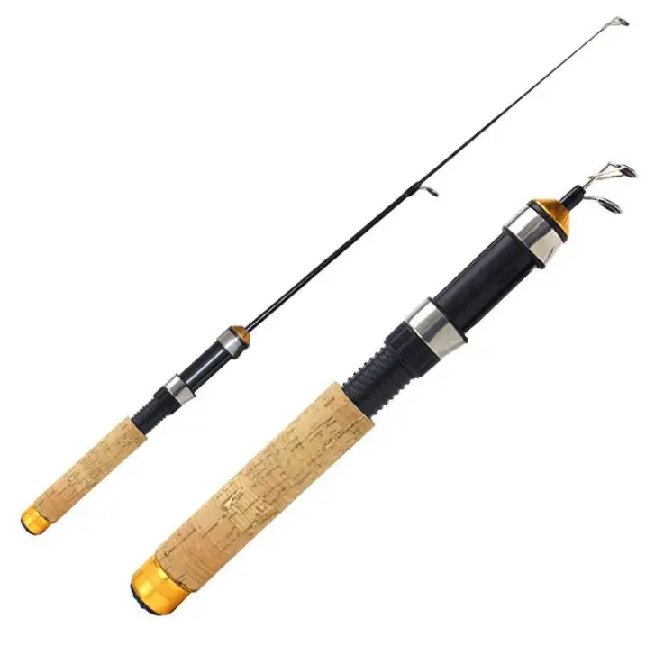 

2022 new Chinese Supply Two-section Solid Glass Fiber Ice Fishing Rod Pole,Pen Fishing Rod,60cm,80cm,Eva Handle