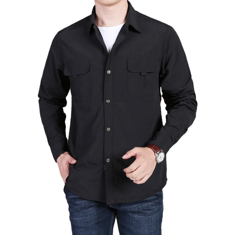 

Men's Clothing Outdoor Tactical Soft shell Fishing Camping Hiking Shirts