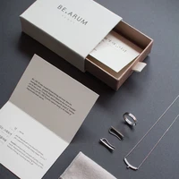 

Custom logo printed paper packaging jewelry box