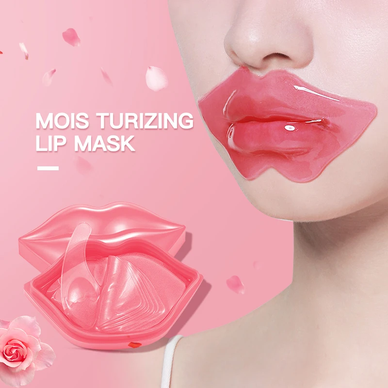 

Factory lowest price private label organic VE pink Strawberry collagen Sweet sleeping mask lips