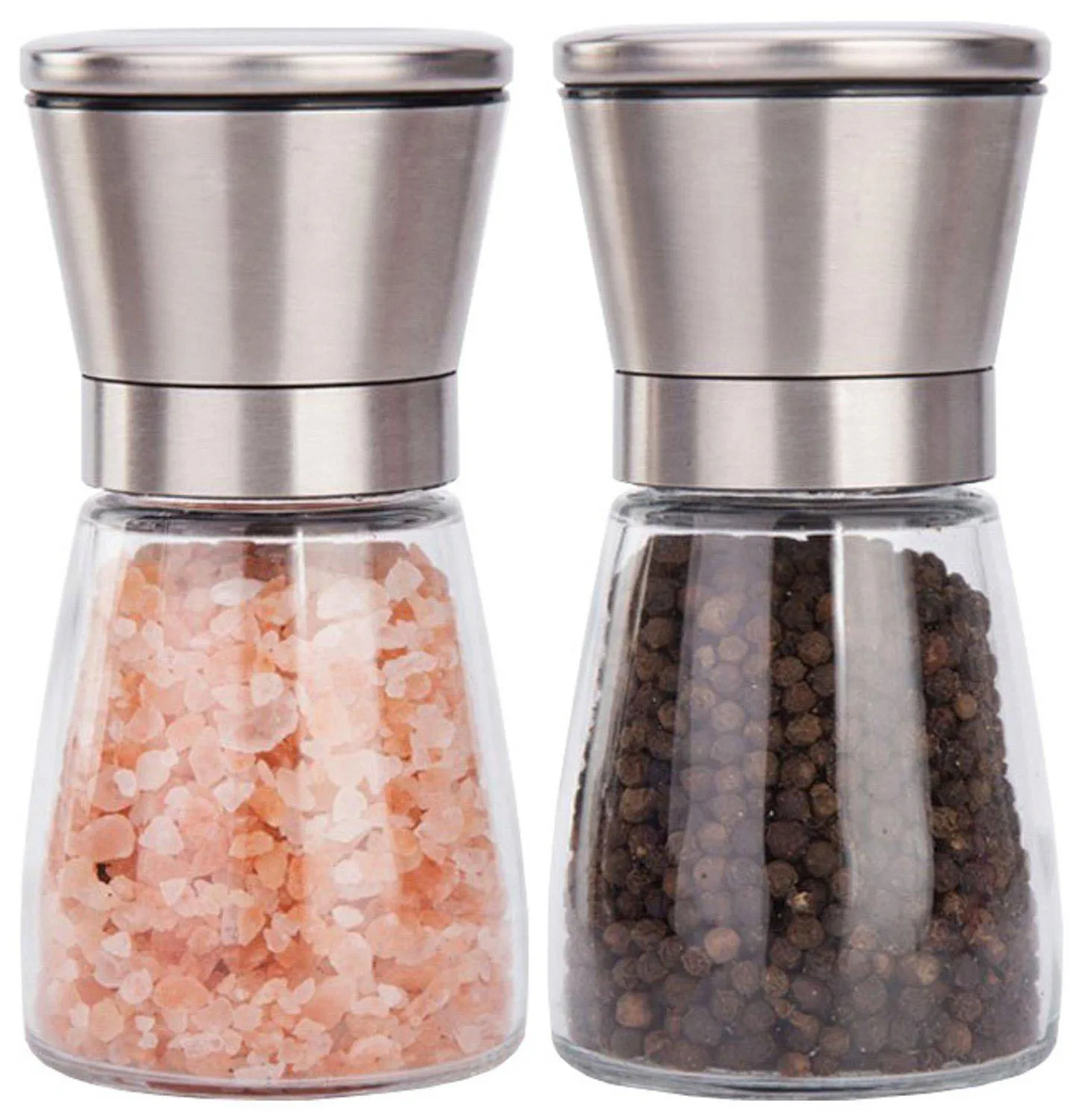 

Manufacturers Sell Adjustable Ceramic Core glass Bottle Salt Mill Chili Manual Pepper Grinder, Customized