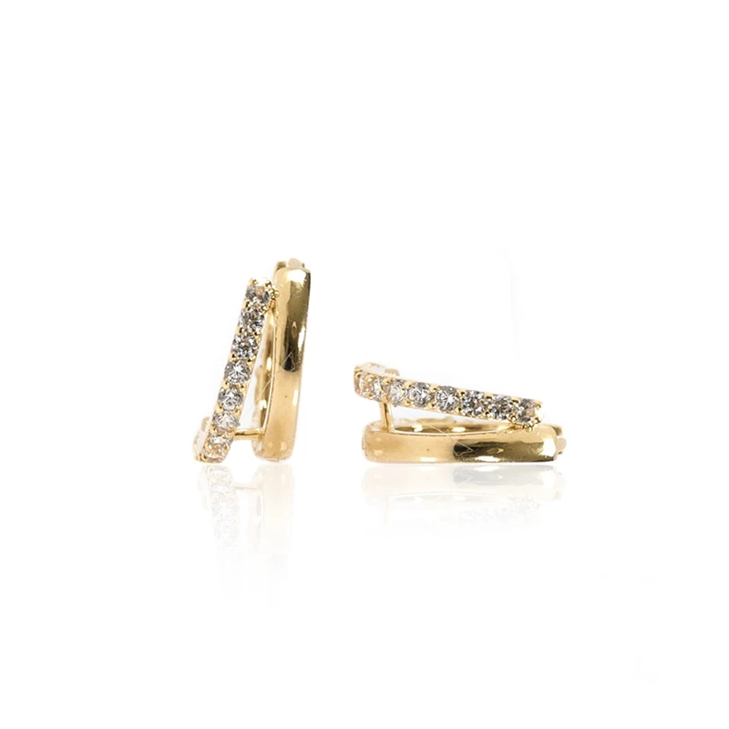 

2021 S925 Sterling Silver Diamond Glossy Fashion Earrings wholesale