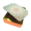 square Metal Tin Color design Storage Box Case For Money Coin Candy Key packaging