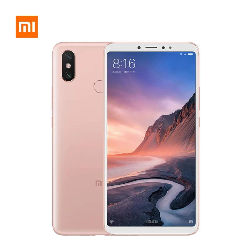 Original Global ROM Xiaomi Mi Max 3 4GB 64GB Mobile Phones Snapdragon 636 Octa Core 5500mAh 2160x1080 6.9" Screen 12MP+5MP OTA
