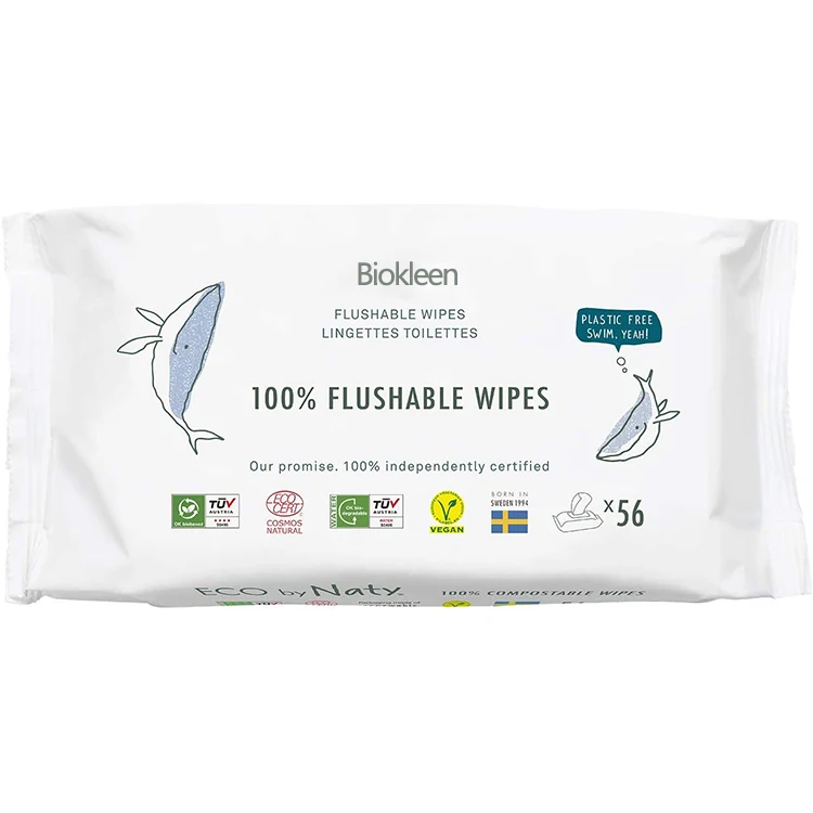 

Lookon Biodegradable Custom Private Label 100% Natural Pure Newborn Infant Water Tissue Sensitive Organic Cotton Wet Baby Wipes