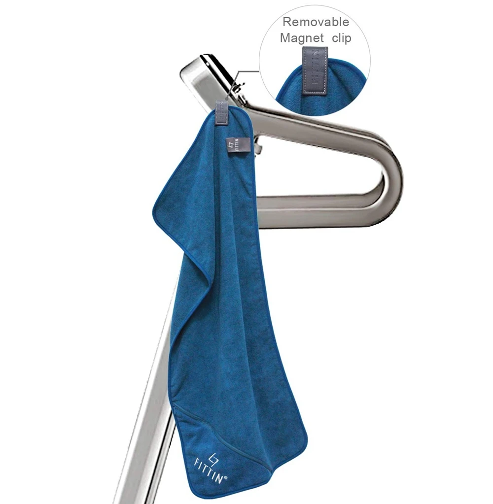 Removable Clip Fitness Sweat Towel Personalized Sports Cooling