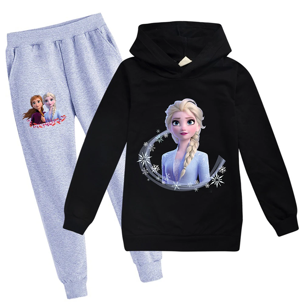 

3-15 years casual autumn kids hoodie set boy and girl cartoon custom set