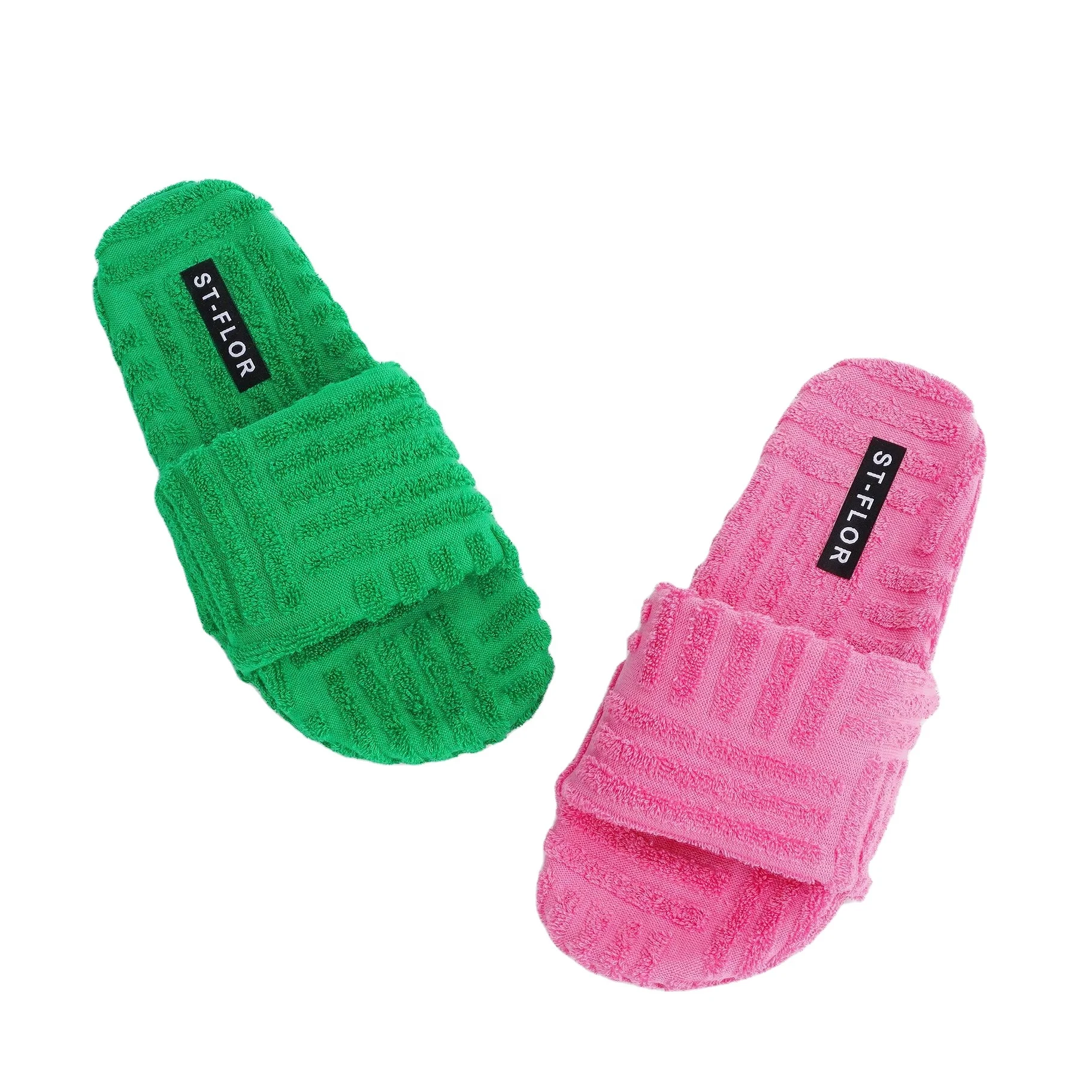

Manufacturer wholesale the latest women's sandals personalized towels home women's slippers, Customized color