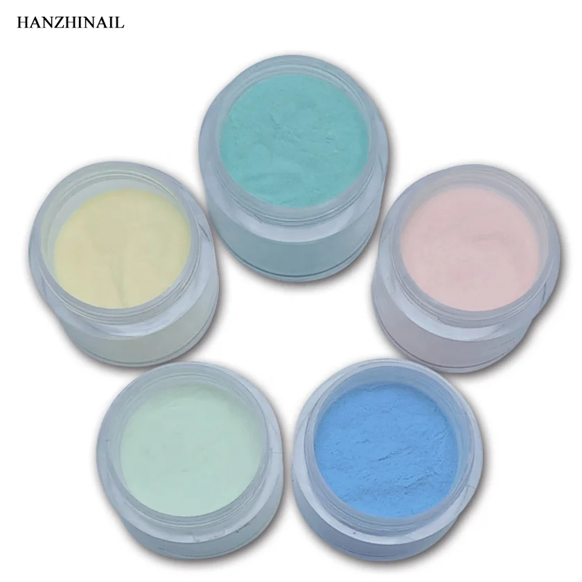 

Air dry temperture powder colorful dust dry nail green pink yellow blue jasper colors, 5 colors