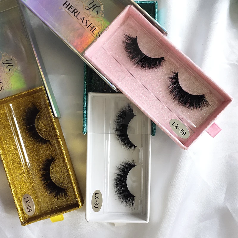 

Siberian Real Mink Lash Natural Handicraft 25mm 3d Mink Lashes Wholesale Vendor