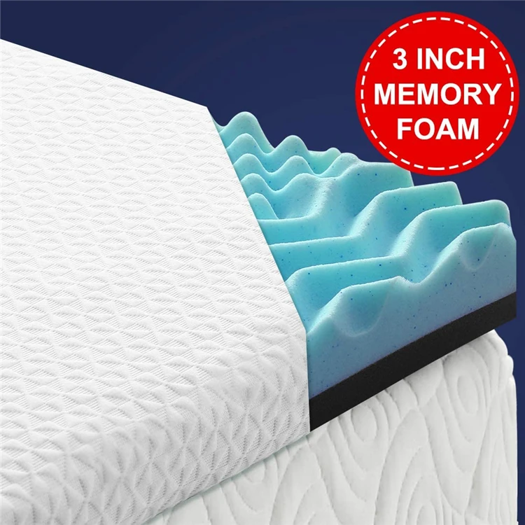Factory Suppliers Comfortable Luxury Full Size Pad Memory Foam Mattress