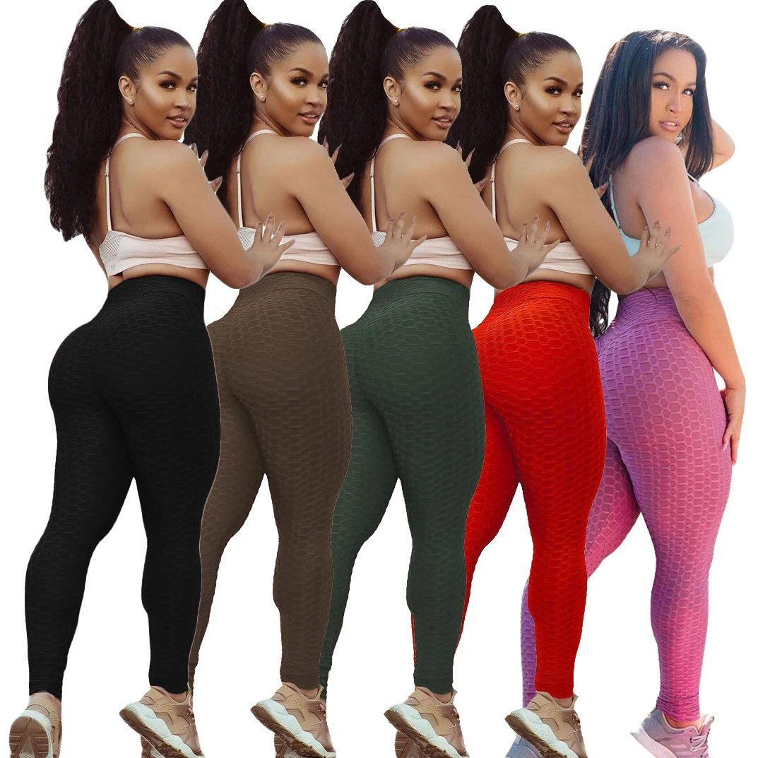 

FS1804D Winter high waist yoga pants fitness trousers women Fashion Gym Wear pants