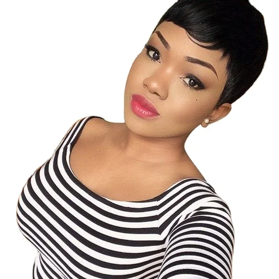 

Best Selling Straight Short 613 Hair Wholesale Cheap Pixie Cut Short Human hair Wigs For Black Woman Blonde Wig Human Hair