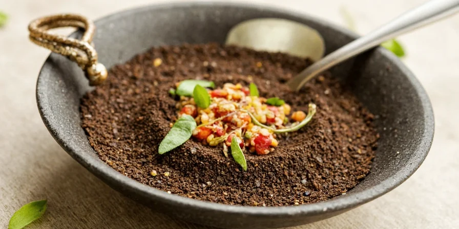 Close-up photo of black cumin seeds