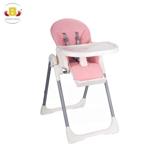 
2020 New Multifunction Foldable Baby High Chair Leather Seat Baby Feed Chair 