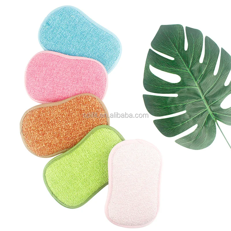 

2021 Factory Absorbent Custom Kitchen Microfiber Sponge With Stock Kitchen Wash Up Cloth, Multi-color