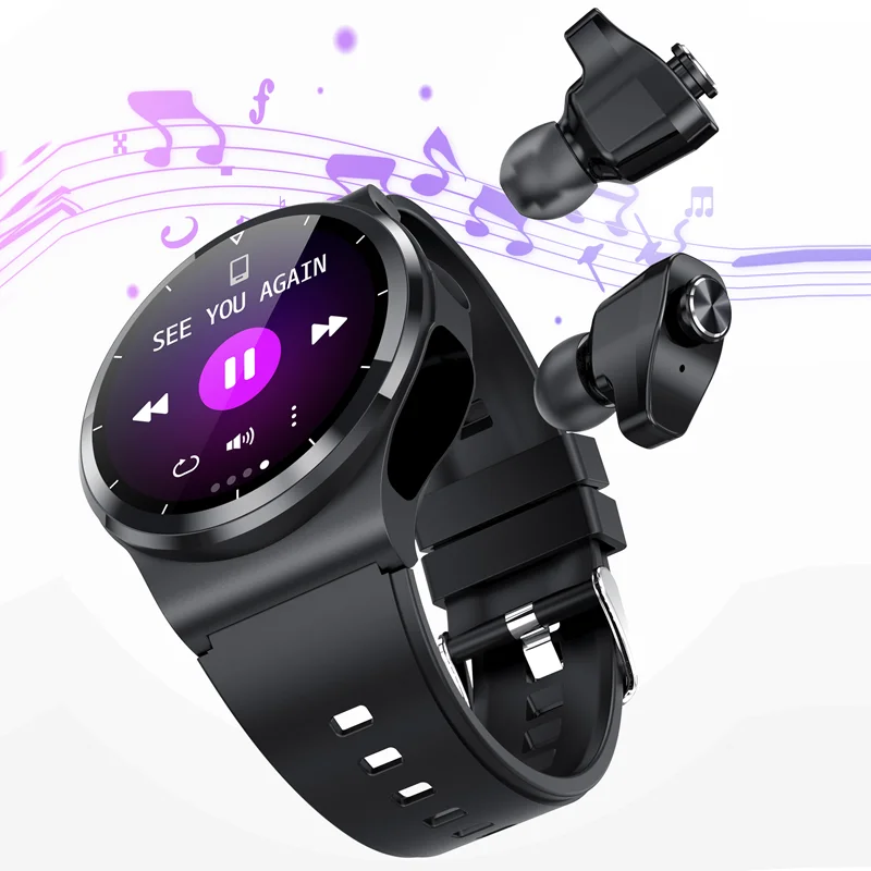 

smartwatch man Business fitness traker wristband Senior ladies bracelet gps sport wristwatch waterproof smart watch with earbuds
