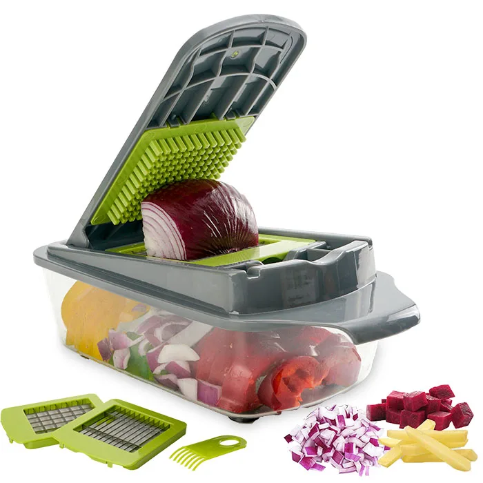 

Plastic Mandoline Slicer Set Fruit Vegetable Slicer Dicer