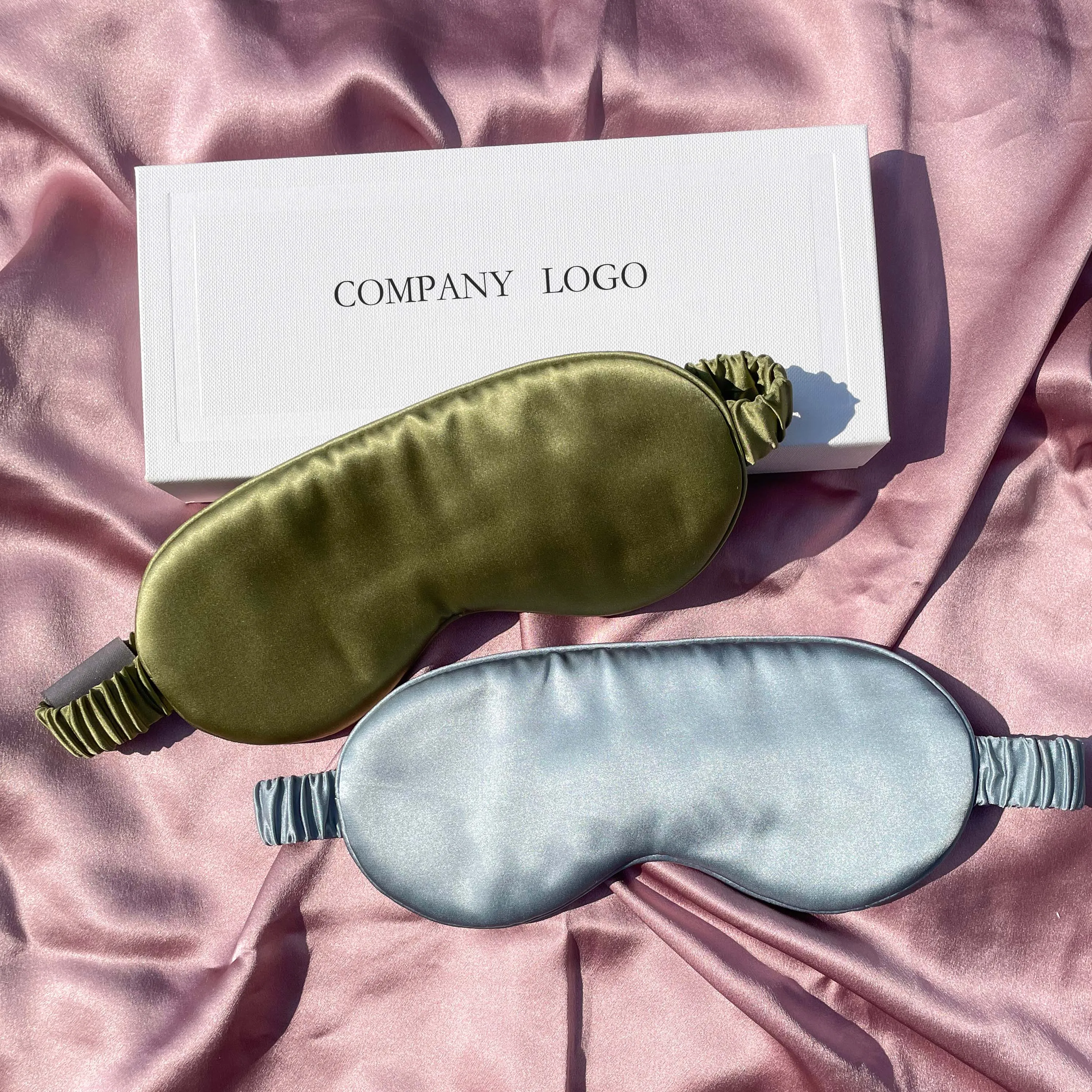 

Embroidery Smooth 100% pure mulberry eye mask silk eye protection silk eye masks