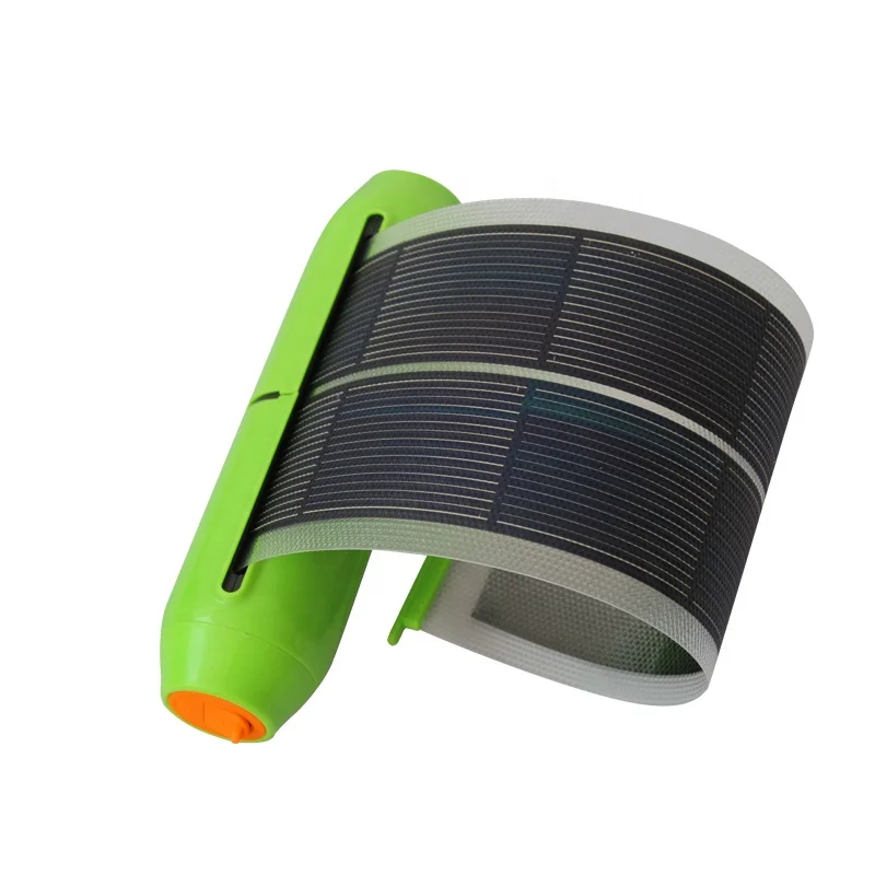 

Rollable Flexible Portable Solar Panel Charger, Black, customized for more quantity