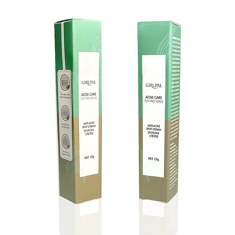 

Hot Selling Tea Tree Anti Acne Cream Brightening and Relieving Redness Cream 15g, Green