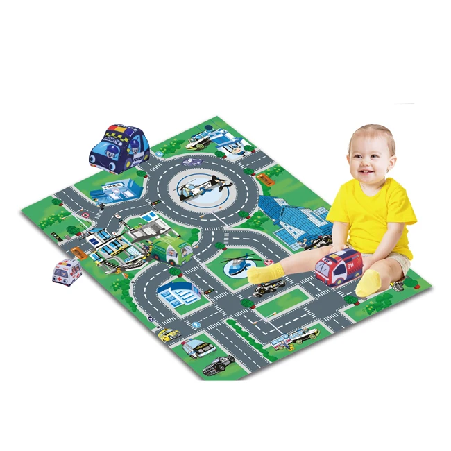 children cloth cat traffic carpet matching cart baby game