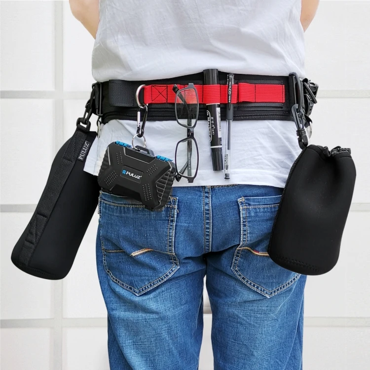 

PULUZ Multifunctional Adjustable Outdoor Photography Camera Waist Belt with Hook for Slr Dslr Cameras