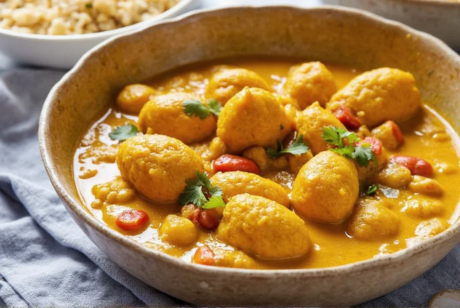 Essential curry ingredients laid out