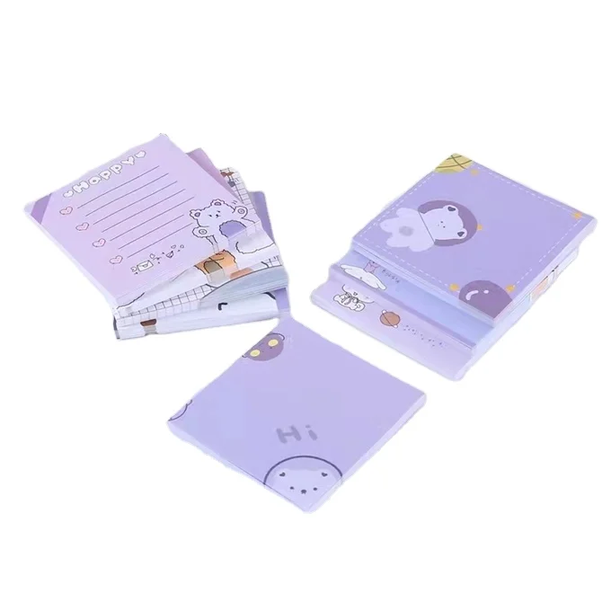 

Memo Pad Sticky Note Cute Multicolor Custom Shapes Sticky Notes