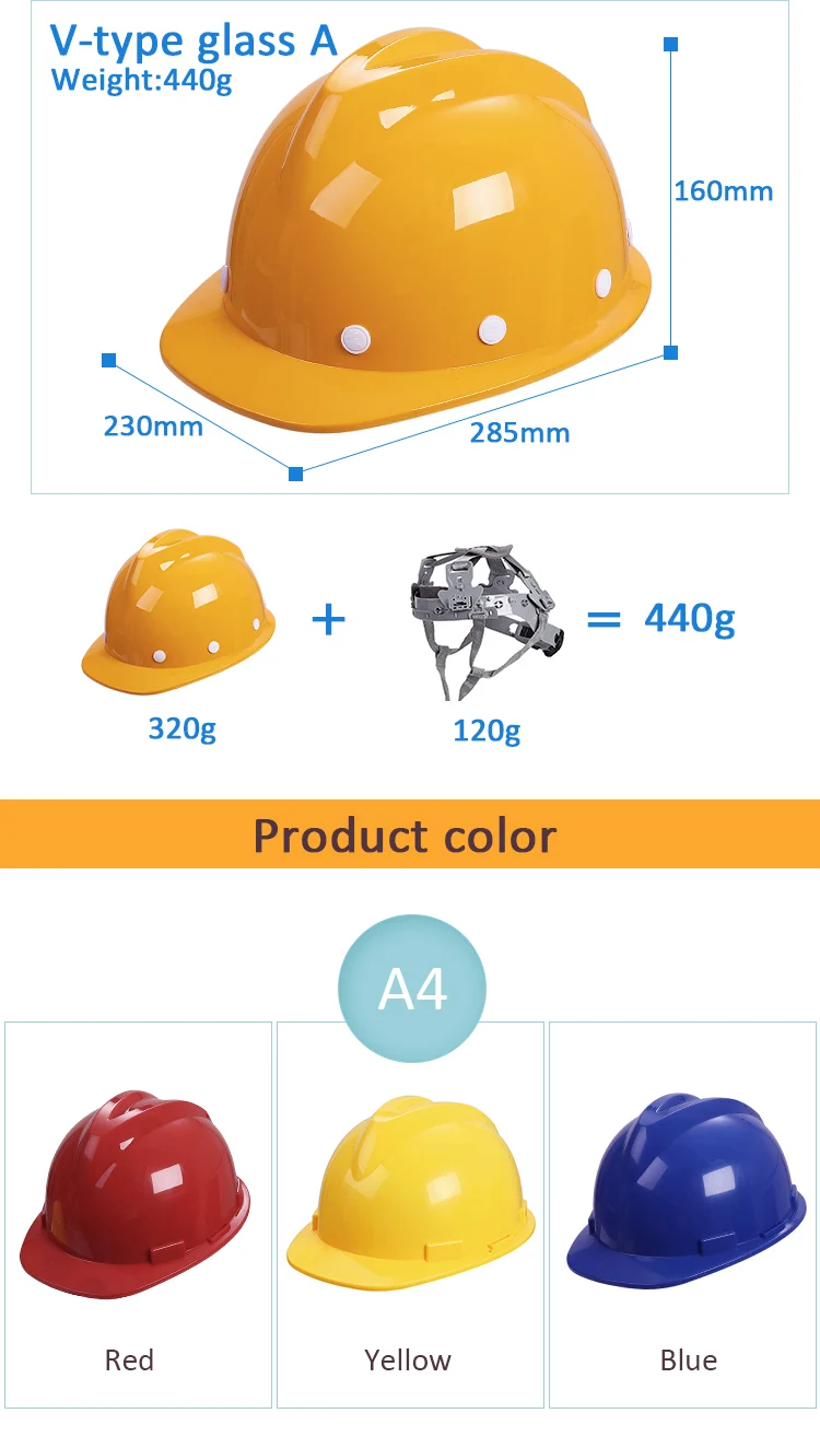 fibre glass reinforced plastic safety helmet industrial