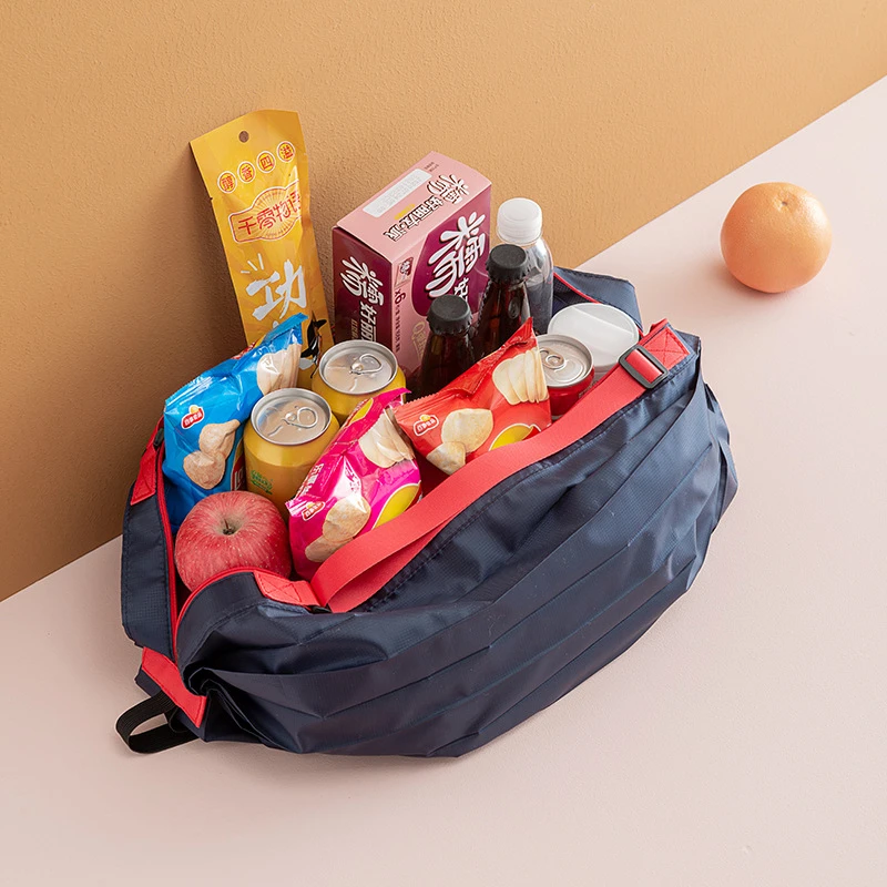 

Portable eco friendly grocery nylon bag reusable shopping bag, Natural color