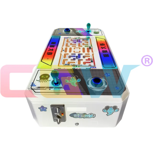 

CGW Kids Driving Car Video Game Machine Mini Coin Operated Bartop Arcade Machine Metal Coin Game, Metal color could be customized