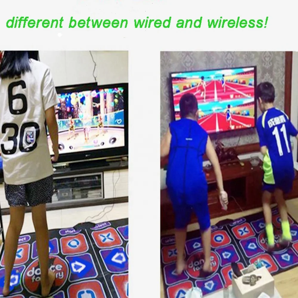 
Body Slimming Relax Massage New dance pad Wireless Non-Slip Dancing Step Dance Game Mat Pad 