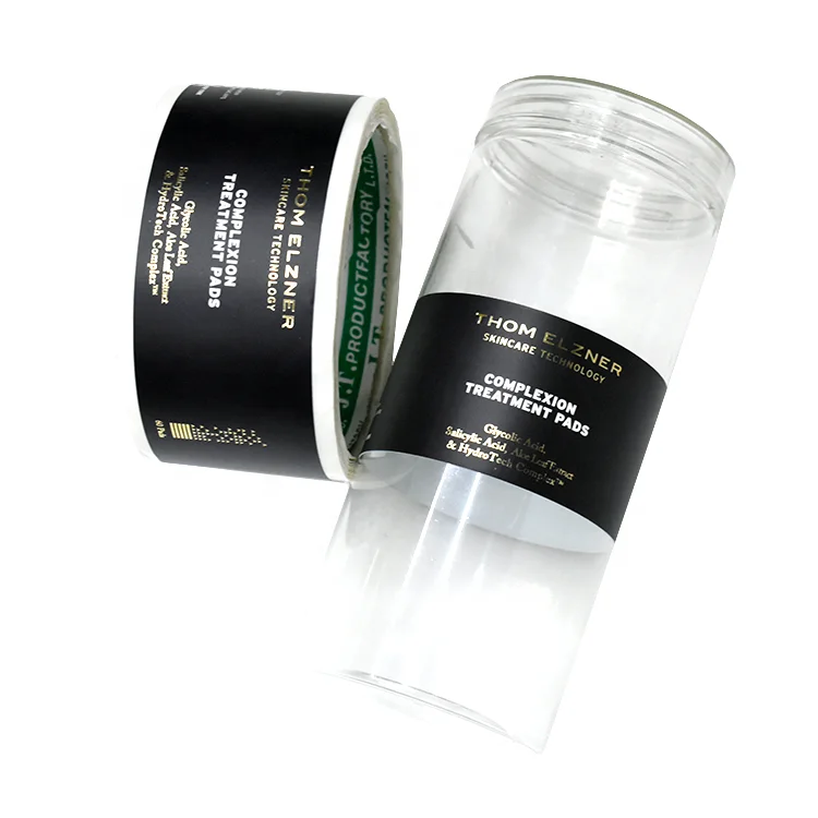 

Custom logo printing black matte autocollant bouteille roll cosmetic label