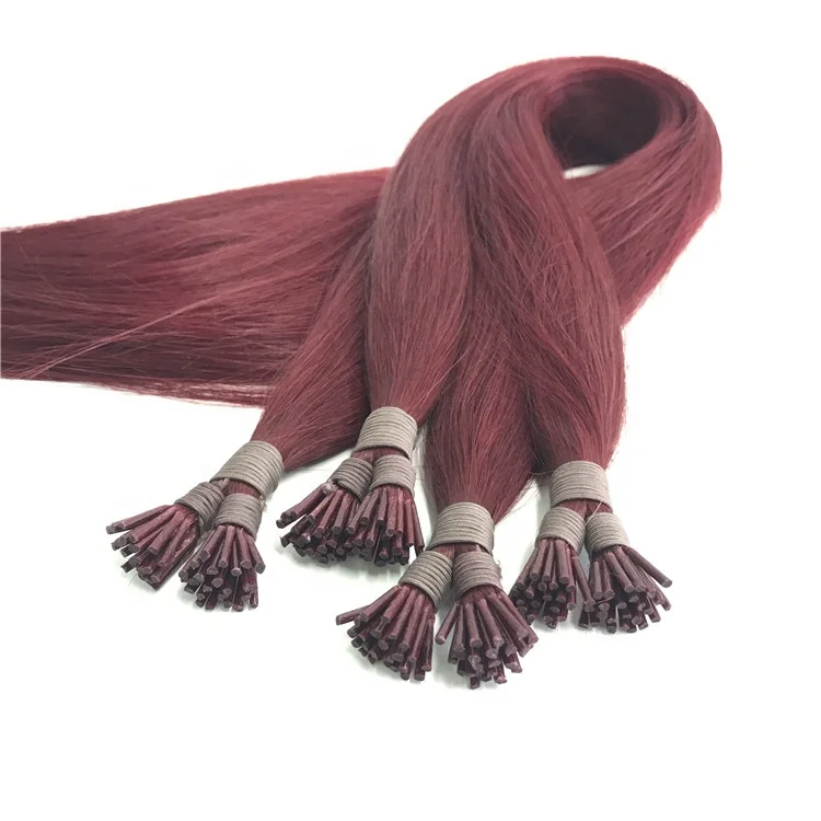 

Factory Supply Russian I Tip Hair Double Drawn Human Hair Stick I Tip Hair Extensions