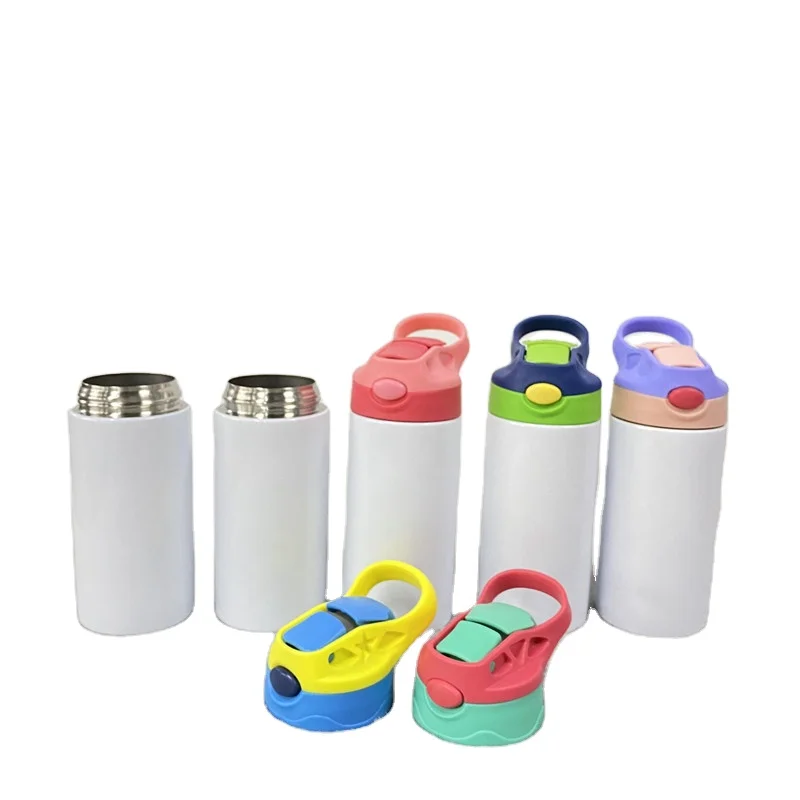 

US warehouse RTS double wall 304 stainless steel 350ml DIY Sublimation Blank Vacuum Insulated Kids Stainless Steel Water Bottle