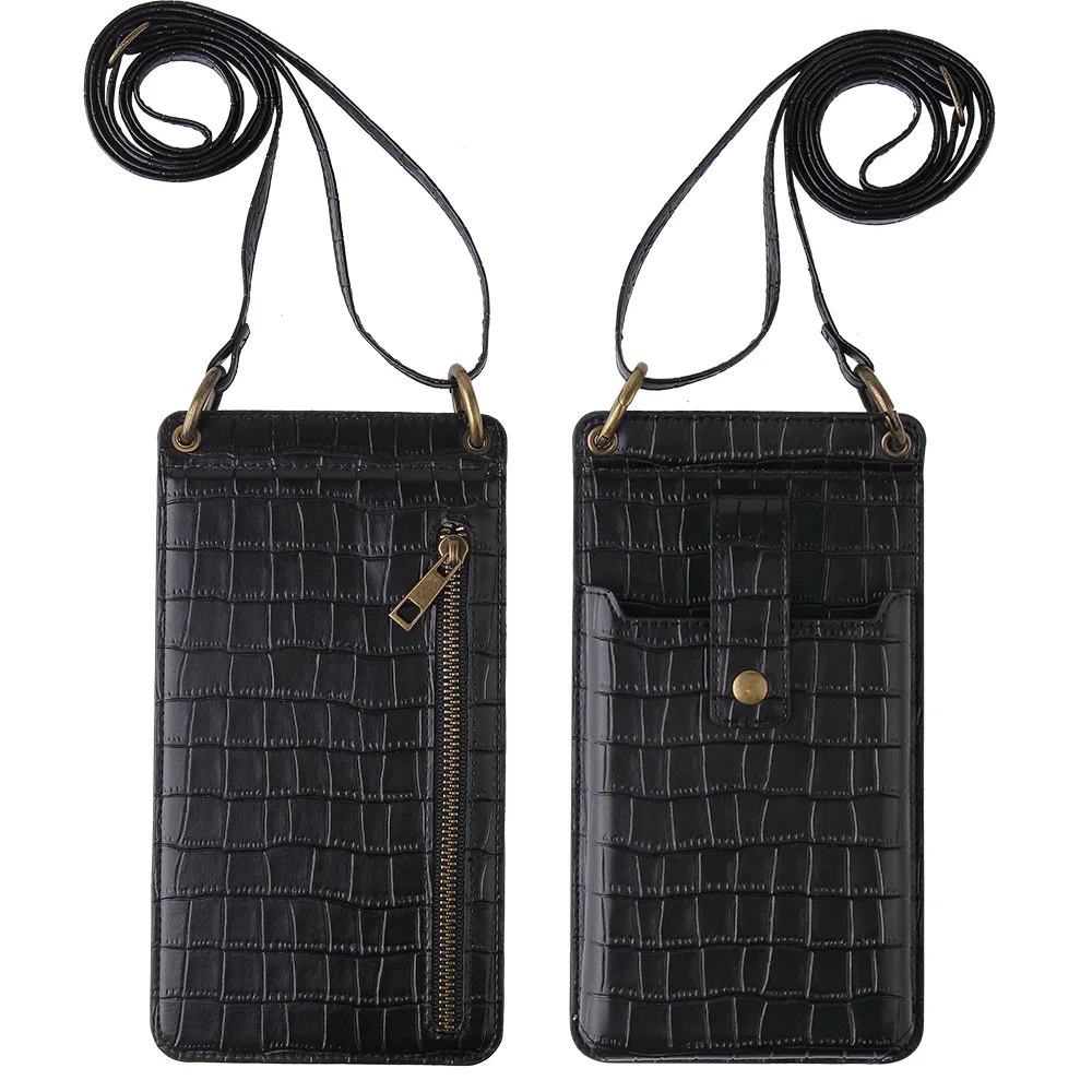

Smart small crossbody sling bag ladies mini cell mobile phone bags with mirror