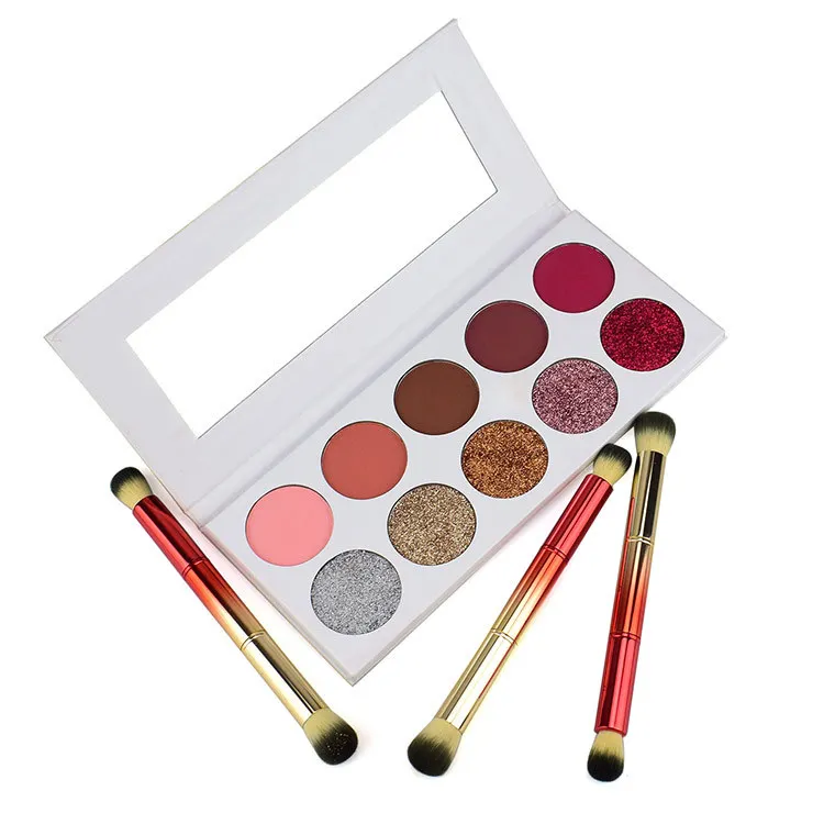 

wholesale 10 color vegan high pigmented eye shadow palette maquillaje para mujer makeup pallets ultramo pallette eyes shadow