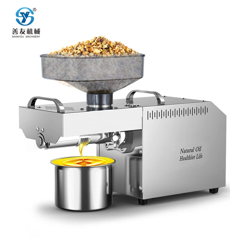 

New products olive extractor machine peanut sunflower cold hot home sesame oil expeller oil press machine