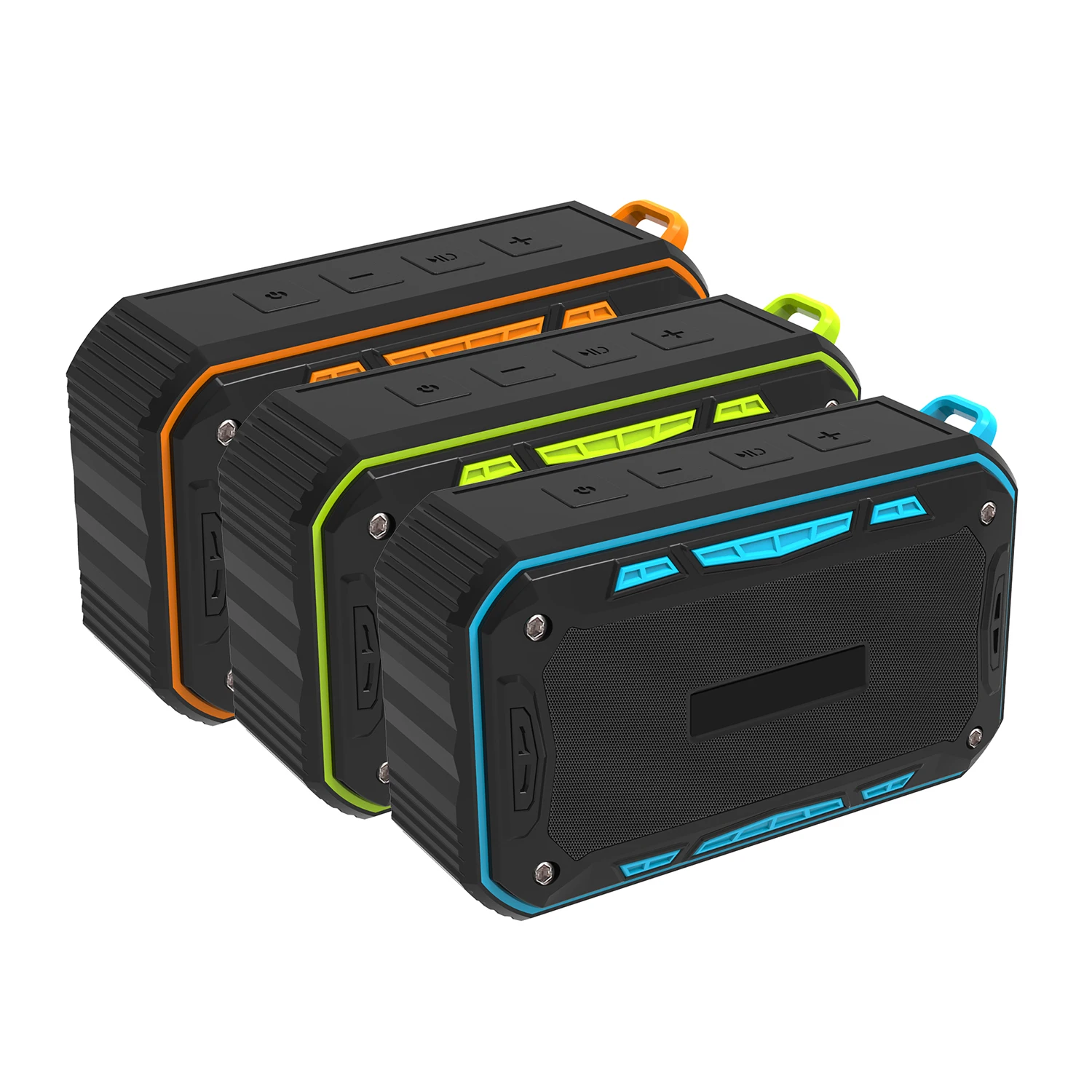 

Ipx7 Waterproof Subwoofer Speaker Woofer Dual Diaphragm Stereo Portable Wireless Speaker