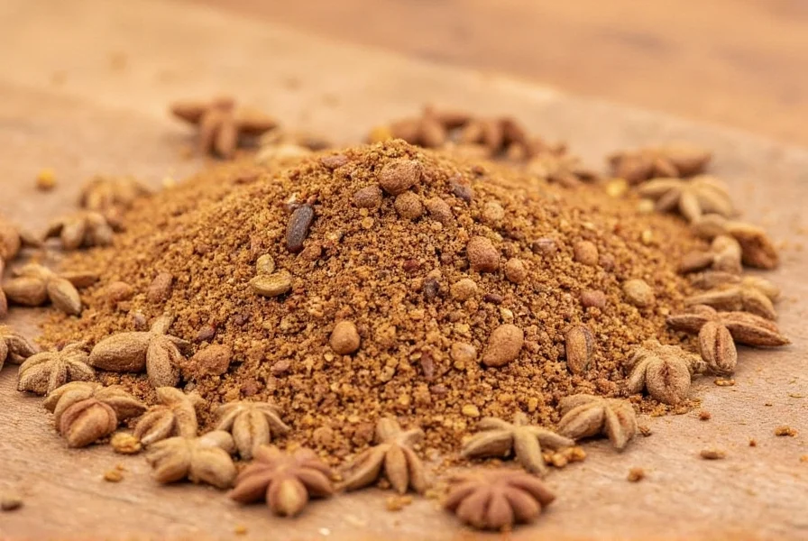 Side-by-side comparison of whole cloves and ground clove